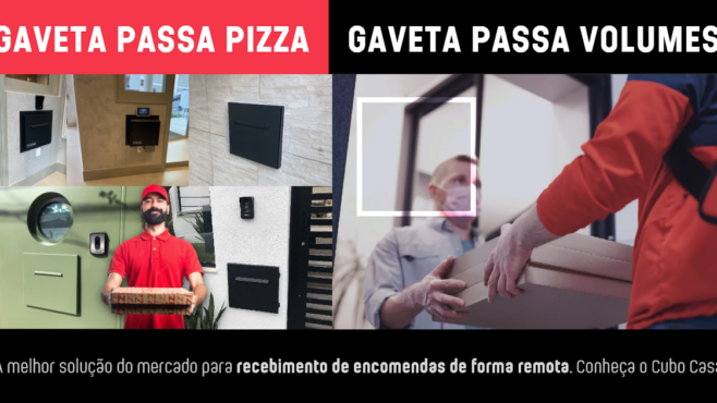 Gaveta passa pizza e volumes: automação e praticidade